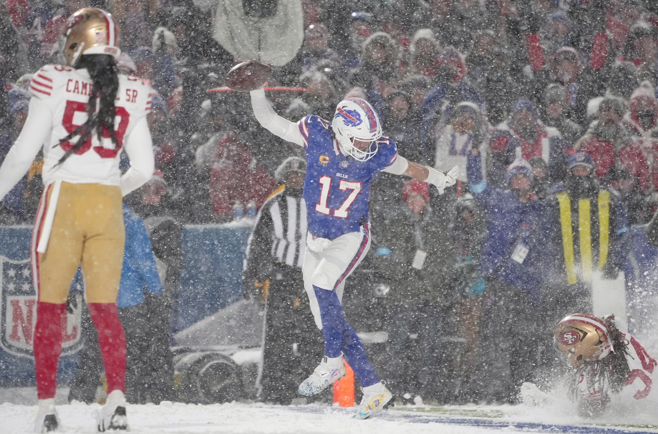 Bills Win Big on Snowy Sunday Night Football